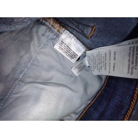 5/$25 J Crew Size 26 Skinny Denim Blue Jeans J6583 Mercantile Stretch - Picture 7 of 7